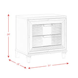 Twenty Nine Nightstand w/USB White