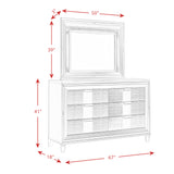 Twenty Nine Dresser & Mirror Set White - Tampa Furniture Outlet