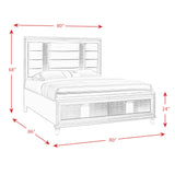 Twenty Nine King Bed White - Tampa Furniture Outlet