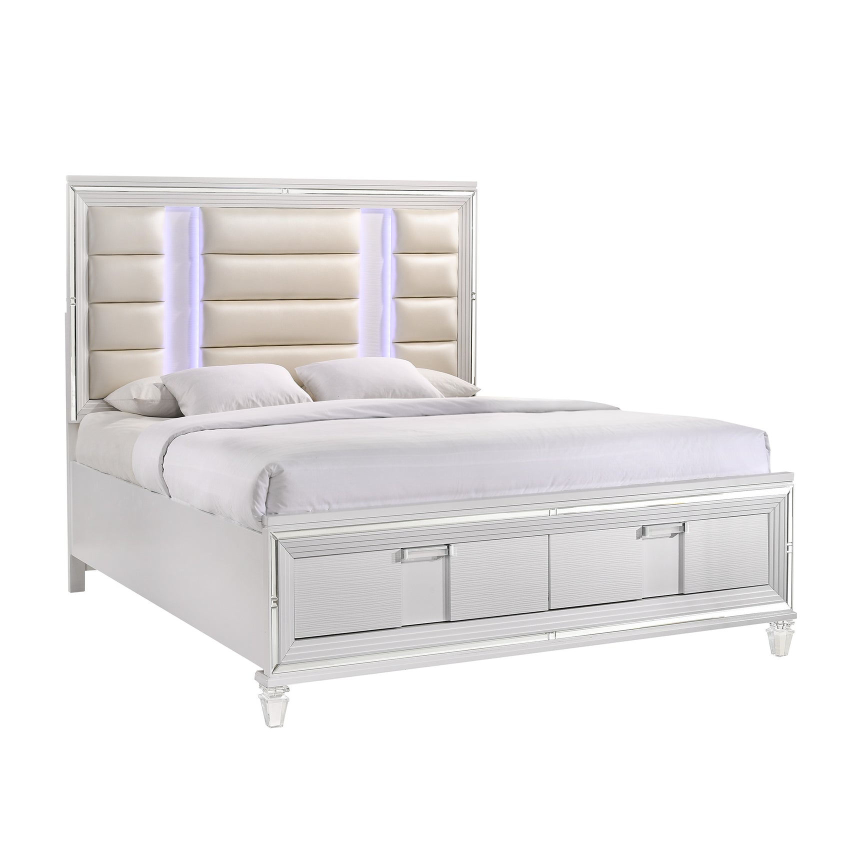 Twenty Nine King Bed White - Tampa Furniture Outlet