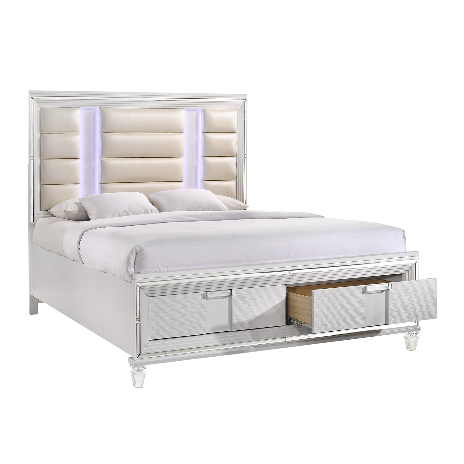 Twenty Nine King Bed White - Tampa Furniture Outlet