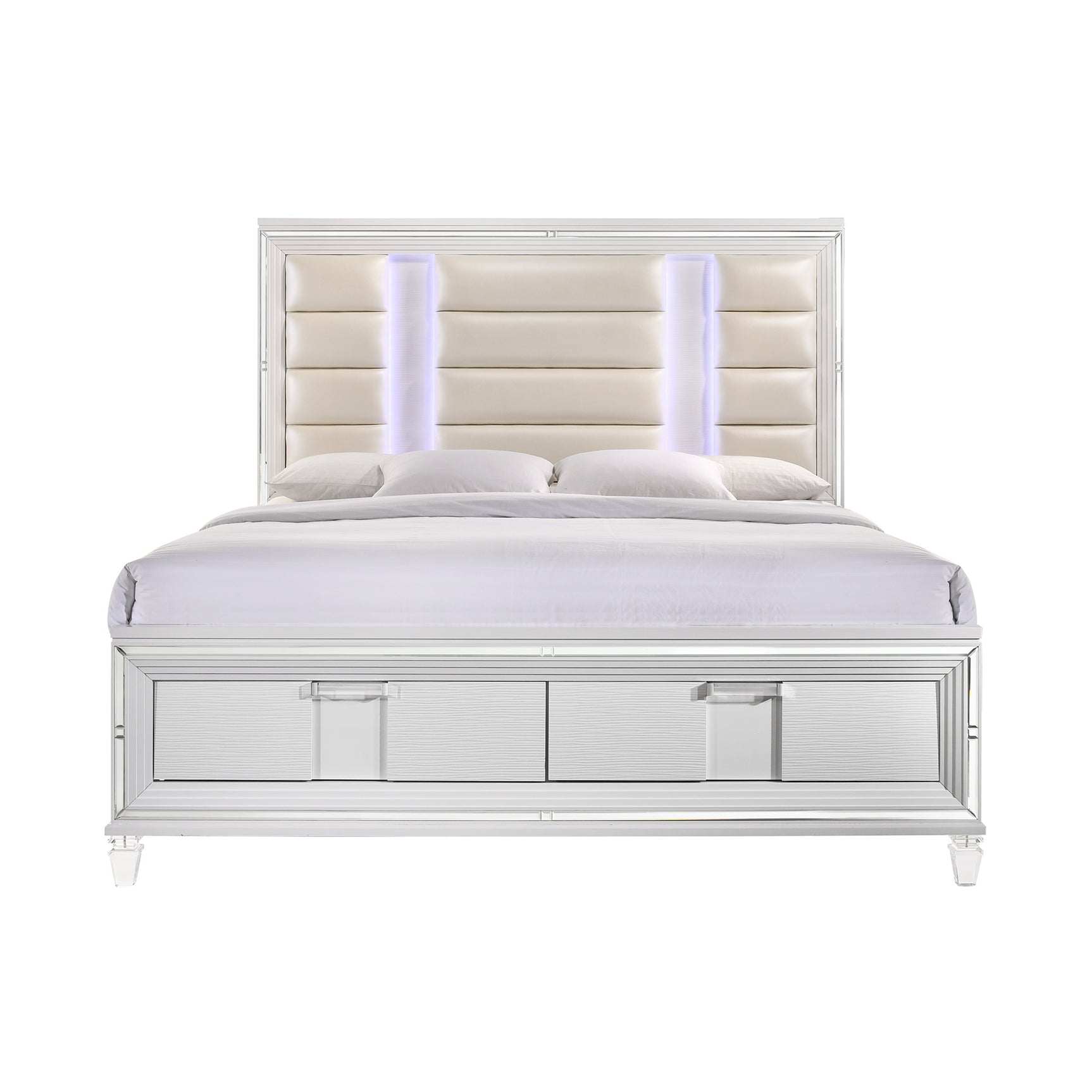 Twenty Nine King Bed White - Tampa Furniture Outlet
