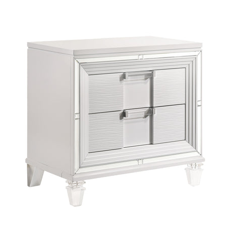 Twenty Nine Nightstand w/USB White - Tampa Furniture Outlet