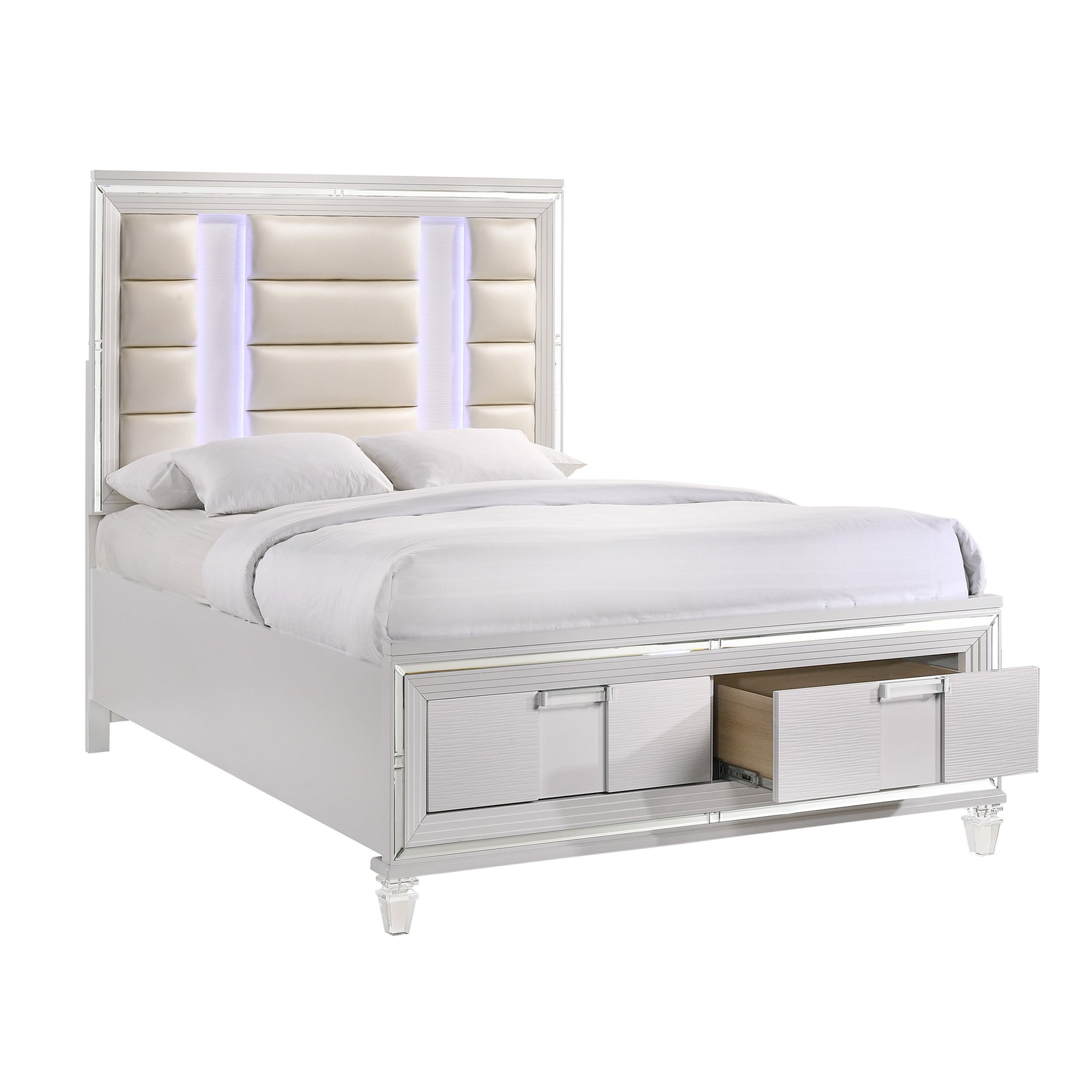 Twenty Nine Queen Bed White - Tampa Furniture Outlet