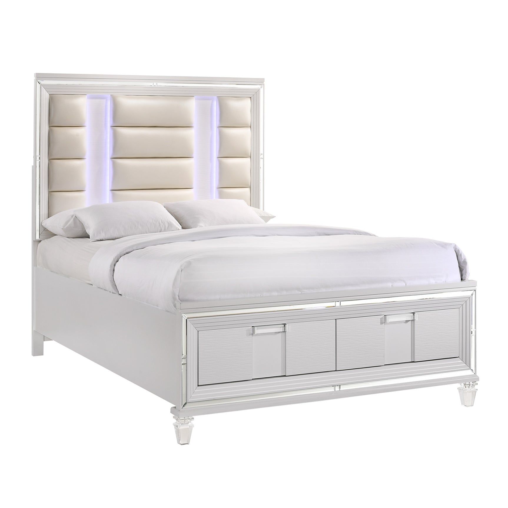 Twenty Nine Queen Bed White - Tampa Furniture Outlet