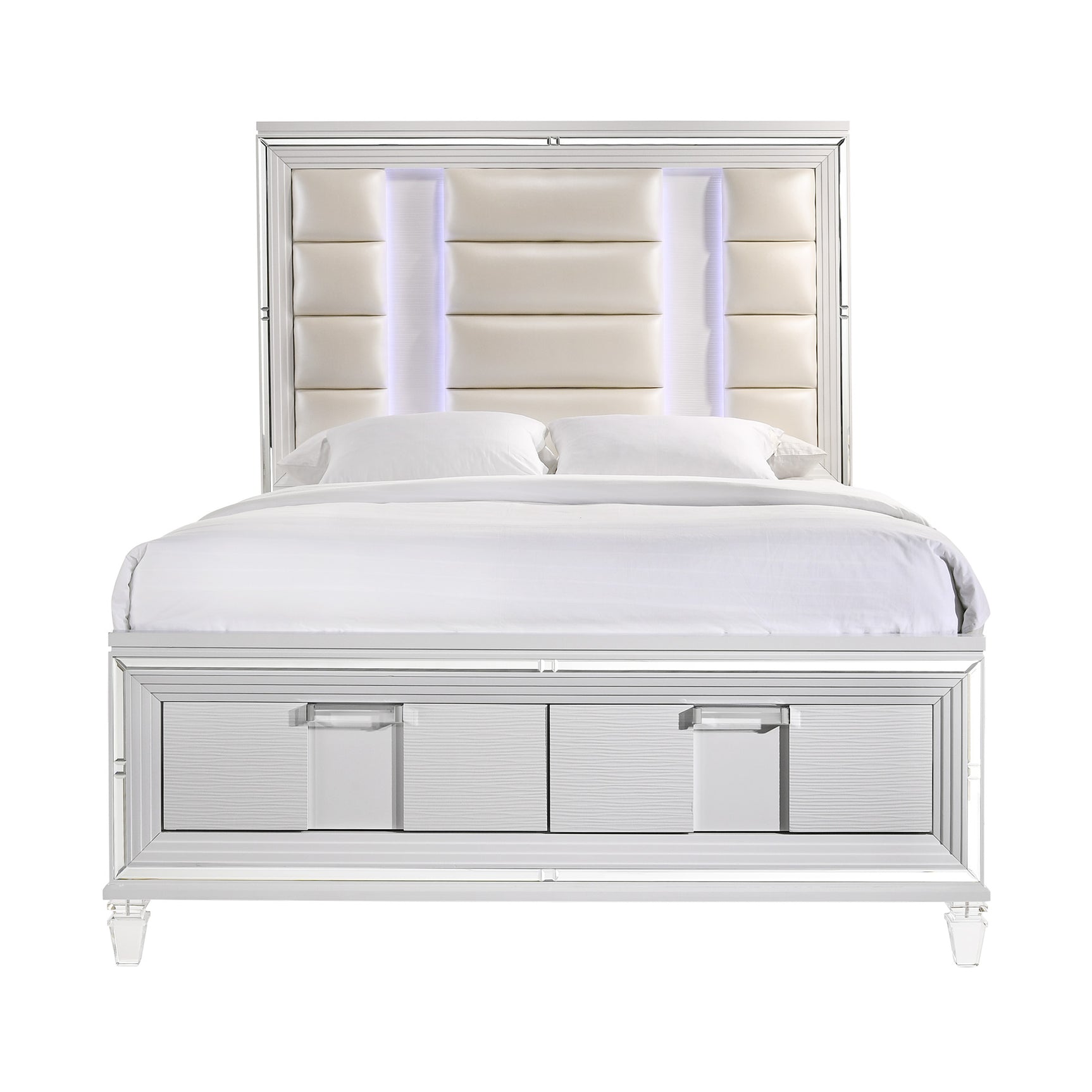 Twenty Nine Queen Bed White - Tampa Furniture Outlet