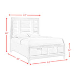 Twenty Nine Queen Bed White - Tampa Furniture Outlet