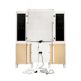 Twenty Nine Dressing Set w/LED & USB Plug White - Tampa Furniture Outlet