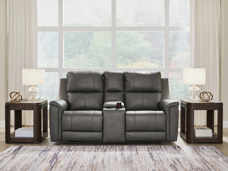 Tampa Furniture Outlet - Ashley Furniture - Bleckley Living Room - PWR REC Loveseat/CON/ADJ HDRST / Anchor - PCU1200018