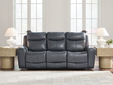 Tampa Furniture Outlet - Ashley Furniture - Next Move Living Room - PWR REC Sofa with ADJ Headrest / Admiral - PCU1210015