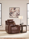 Tampa Furniture Outlet - Ashley Furniture - Next Move Living Room - PWR Recliner/ADJ Headrest / Mahogany - PCU1210213