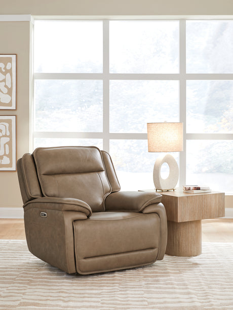 Tampa Furniture Outlet - Ashley Furniture - Glencroft Living Room - PWR Recliner/ADJ Headrest - PCU1240013