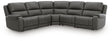 Tampa Furniture Outlet - Ashley Furniture - 5Z - Pittson Sectional - 5-Piece Power Reclining Sectional - PCU12600S9