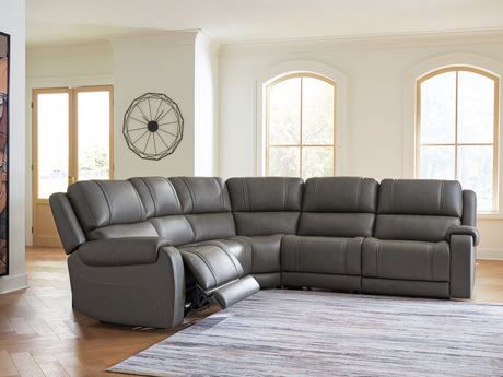 Tampa Furniture Outlet - Ashley Furniture - 5Z - Pittson Sectional - 5-Piece Power Reclining Sectional - PCU12600S4
