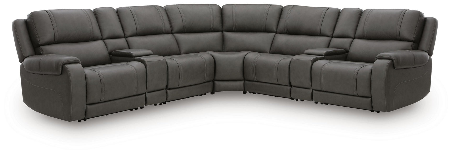 Tampa Furniture Outlet - Ashley Furniture - 5Z - Pittson Sectional - 7-Piece Power Reclining Sectional - PCU12600S11