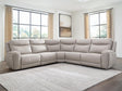 Tampa Furniture Outlet - Ashley Furniture - Gravier Sectional - 5-Piece Power Reclining Sectional - U13300S4