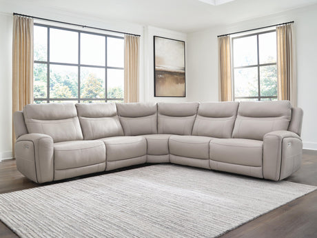 Tampa Furniture Outlet - Ashley Furniture - Gravier Sectional - 5-Piece Power Reclining Sectional - U13300S4