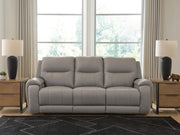 Tampa Furniture Outlet - Ashley Furniture - Real Moments Living Room - PWR REC Sofa w/Audio Seating - PCU1370015A