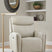 Tampa Furniture Outlet - Ashley Furniture - Pincara Living Room - PWR AutoGlide REC/ADJ Headrest / Bone - PCU1380042