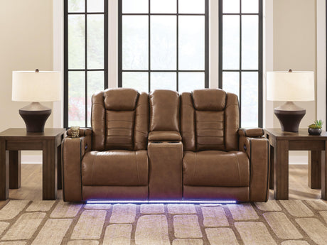 Tampa Furniture Outlet - Ashley Furniture - Gruaro Living Room - PWR REC Loveseat/CON/ADJ HDRST - PCU1420018