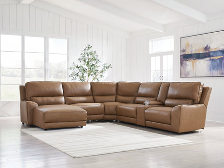 Tampa Furniture Outlet - Ashley Furniture - DeepWakes Sectional - 6-Piece Power Reclining Sectional with Chaise - PCU62606S19