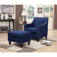 Erica 497 Ottoman W/Chrome Nail Heirloom Blue (ISTA 3) – SKU UER080000CA | Elements