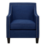 Erica 497 Chair W/Chrome Nails Heirloom Blue (ISTA 3) - Tampa Furniture Outlet