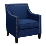 Erica 497 Chair W/Chrome Nails Heirloom Blue (ISTA 3) - Tampa Furniture Outlet