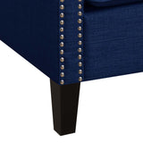Erica 497 Chair W/Chrome Nails Heirloom Blue (ISTA 3) - Tampa Furniture Outlet
