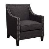 Erica 497 Chair W/Chrome Nails Heirloom Charcoal (ISTA 3) - Tampa Furniture Outlet