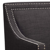 Erica 497 Chair W/Chrome Nails Heirloom Charcoal (ISTA 3) - Tampa Furniture Outlet