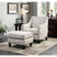 Erica 497 Ottoman W/Chrome Nail French Script (ISTA 3) – SKU UER636000CA | Elements
