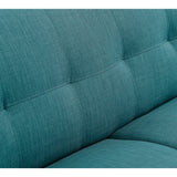 Hadley 4480 Love Seat Heirloom Teal w/No Pillow - Tampa Furniture Outlet