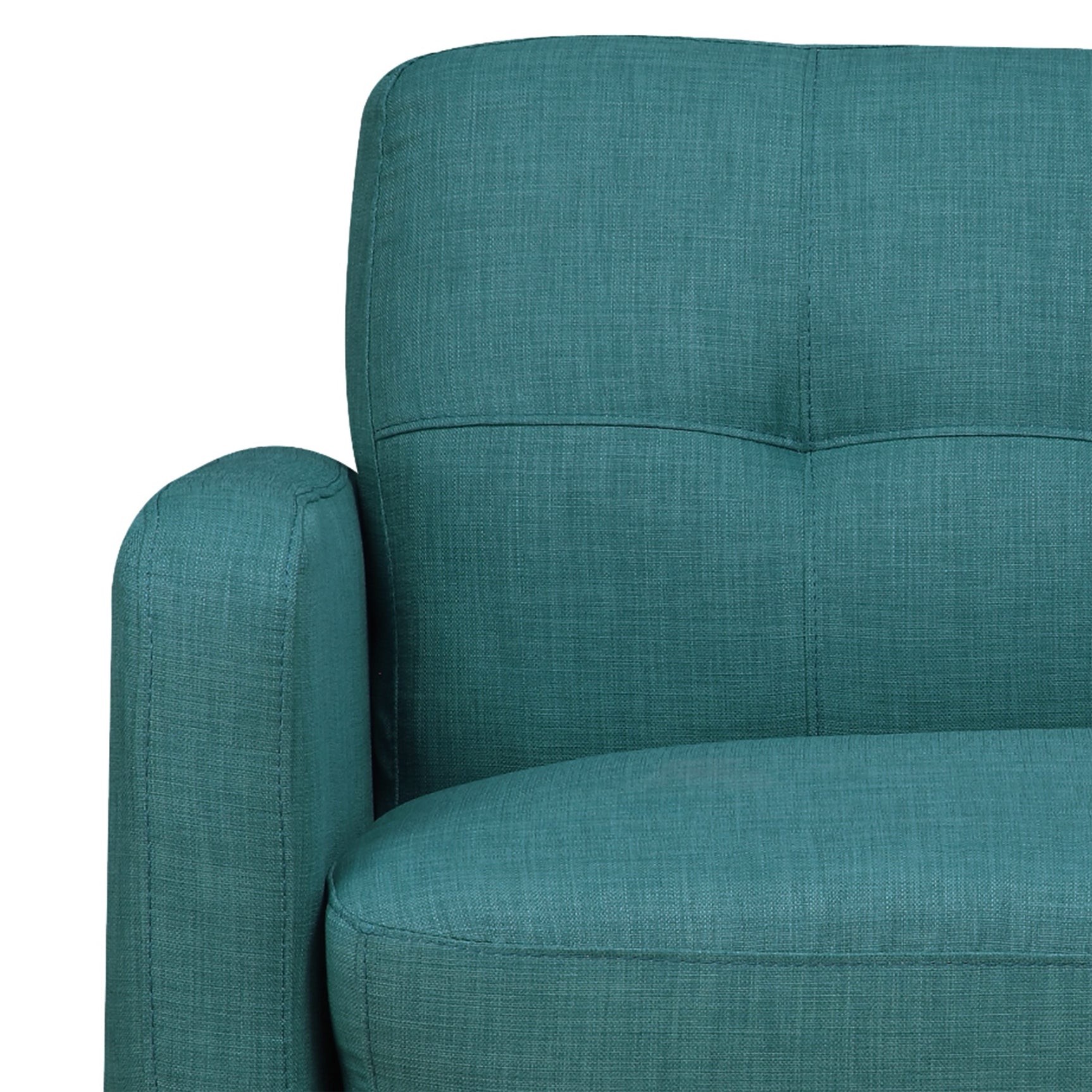 Hadley 4480 Love Seat Heirloom Teal w/No Pillow - Tampa Furniture Outlet