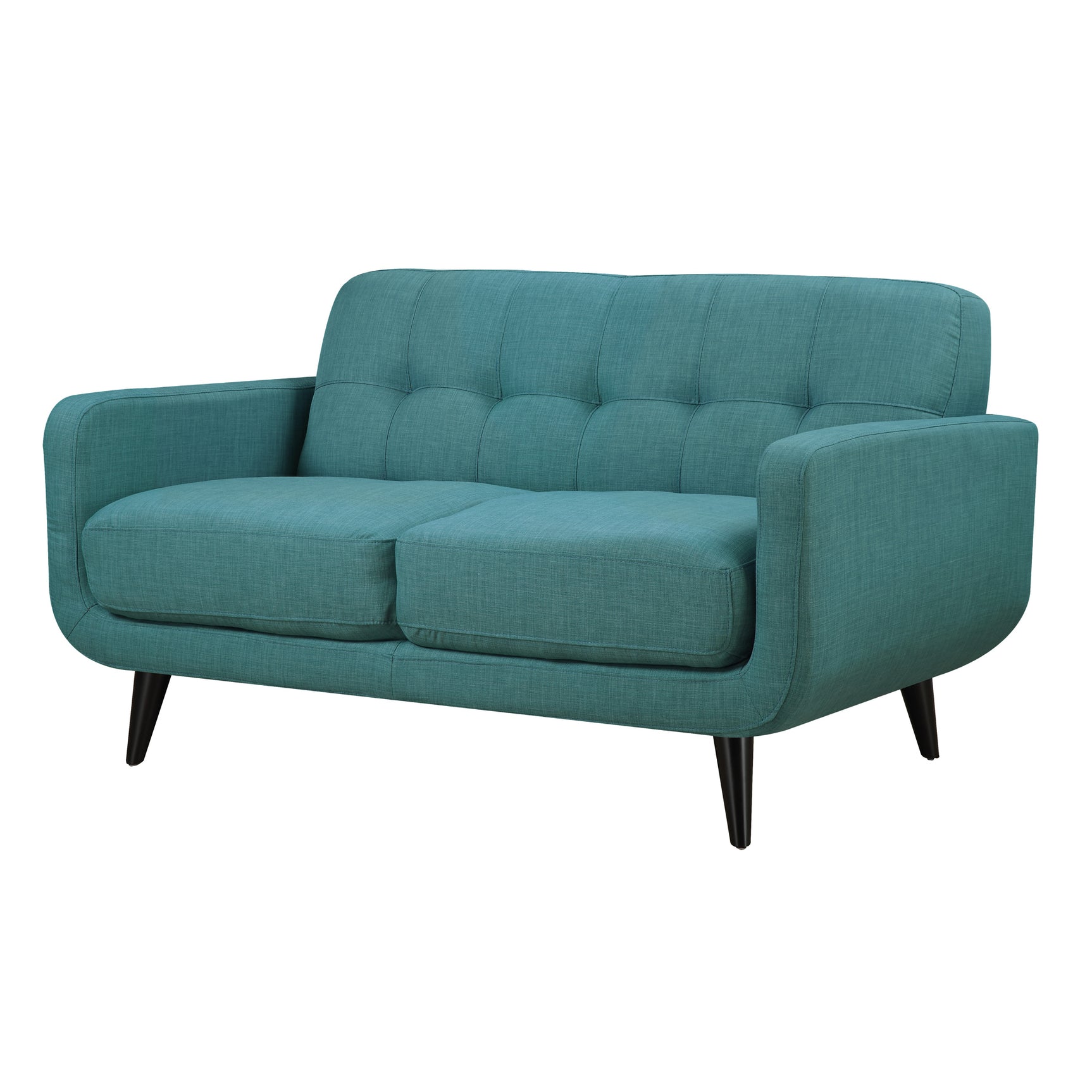 Hadley 4480 Love Seat Heirloom Teal w/No Pillow - Tampa Furniture Outlet