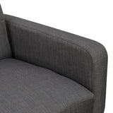 Hadley 4480 KD Love Seat Heirloom Charcoal w/No Pillows - Tampa Furniture Outlet