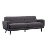Hadley 4480 KD Sofa Heirloom Charcoal w/No Pillows - Tampa Furniture Outlet