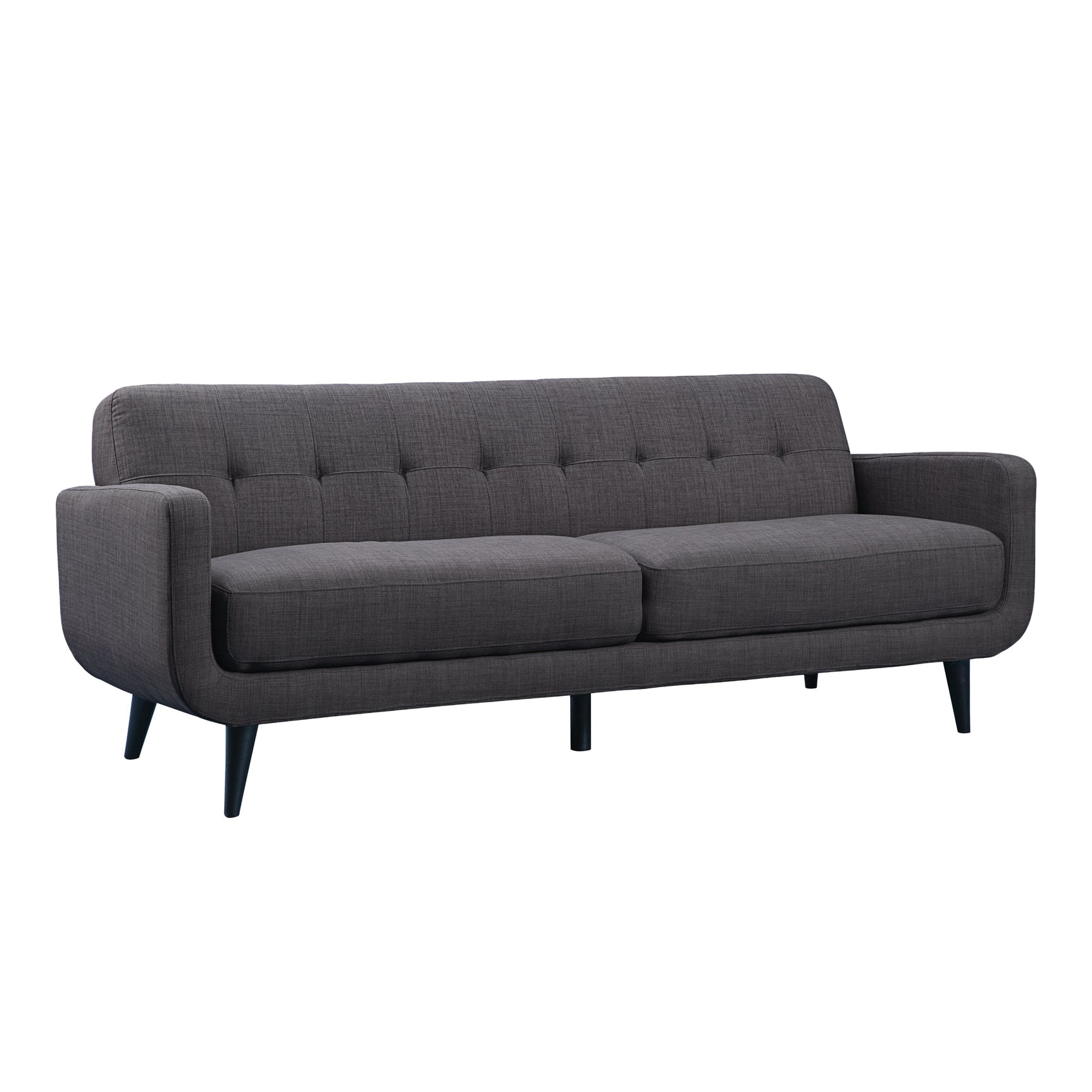 Hadley 4480 KD Sofa Heirloom Charcoal w/No Pillows - Tampa Furniture Outlet