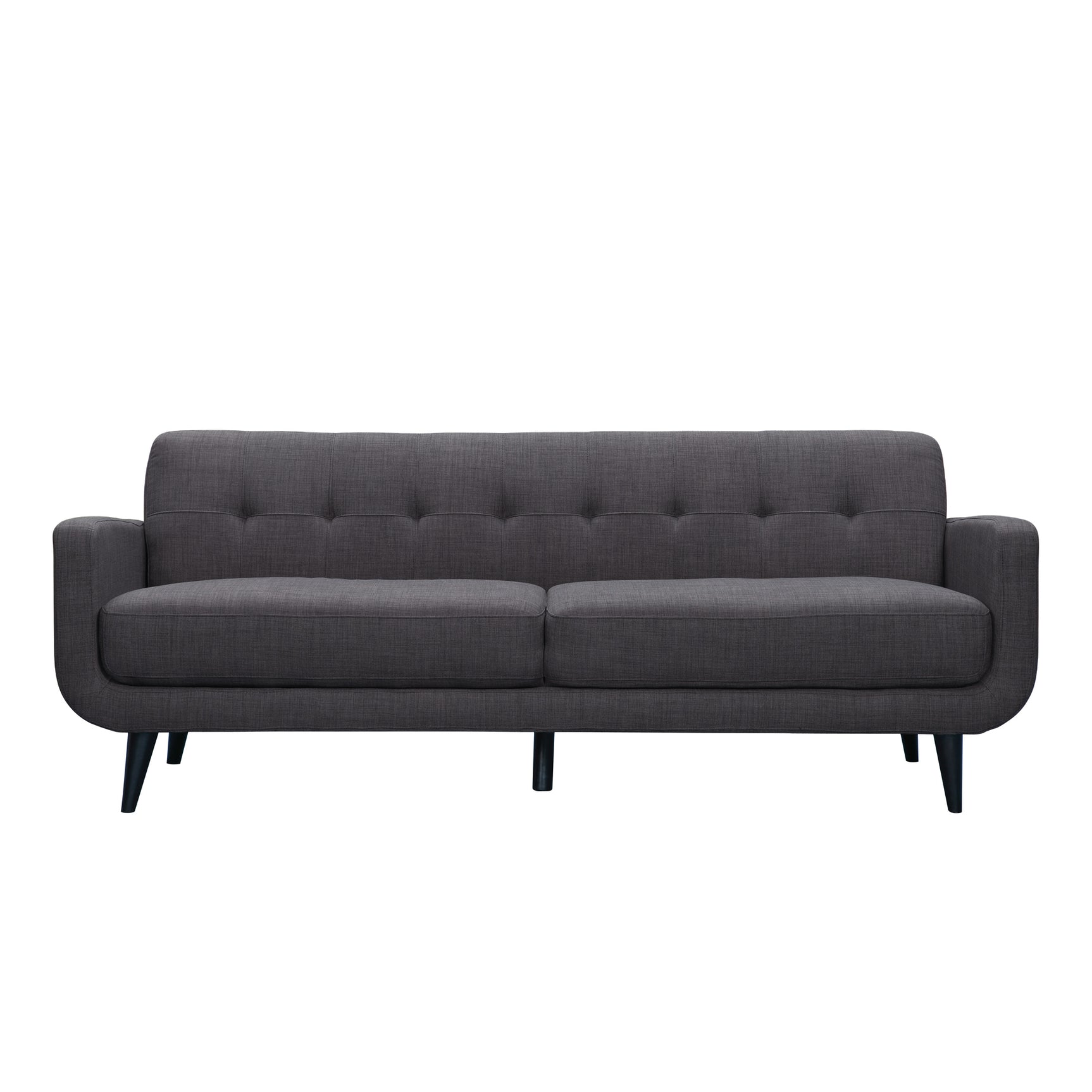 Hadley 4480 KD Sofa Heirloom Charcoal w/No Pillows - Tampa Furniture Outlet
