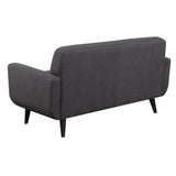 Hadley 4480 KD Love Seat Heirloom Charcoal w/No Pillows - Tampa Furniture Outlet