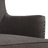 Kori 724 Chair W/Chrome Nails Heirloom Charcoal (ISTA 3) - Tampa Furniture Outlet