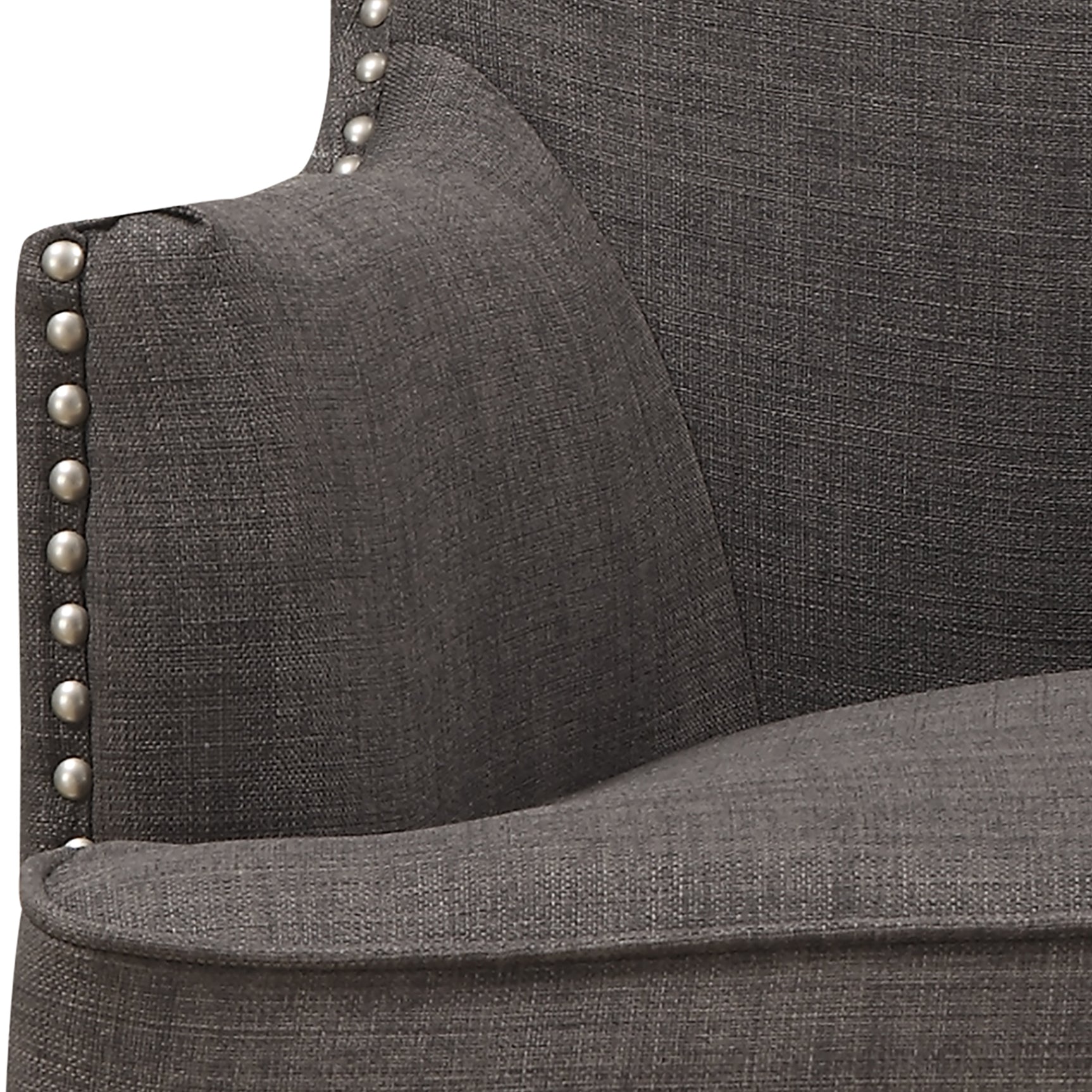 Kori 724 Chair W/Chrome Nails Heirloom Charcoal (ISTA 3) - Tampa Furniture Outlet