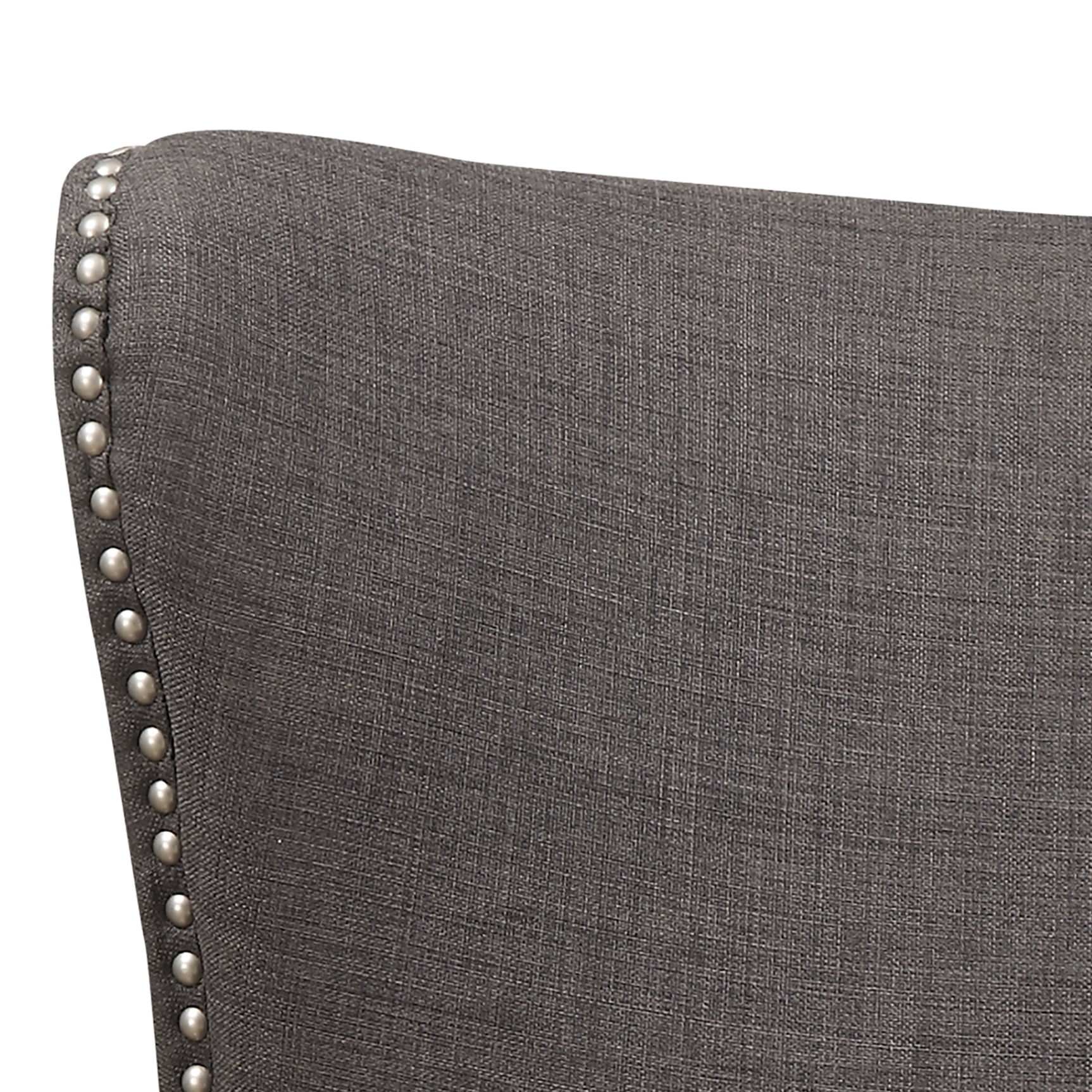 Kori 724 Chair W/Chrome Nails Heirloom Charcoal (ISTA 3) - Tampa Furniture Outlet