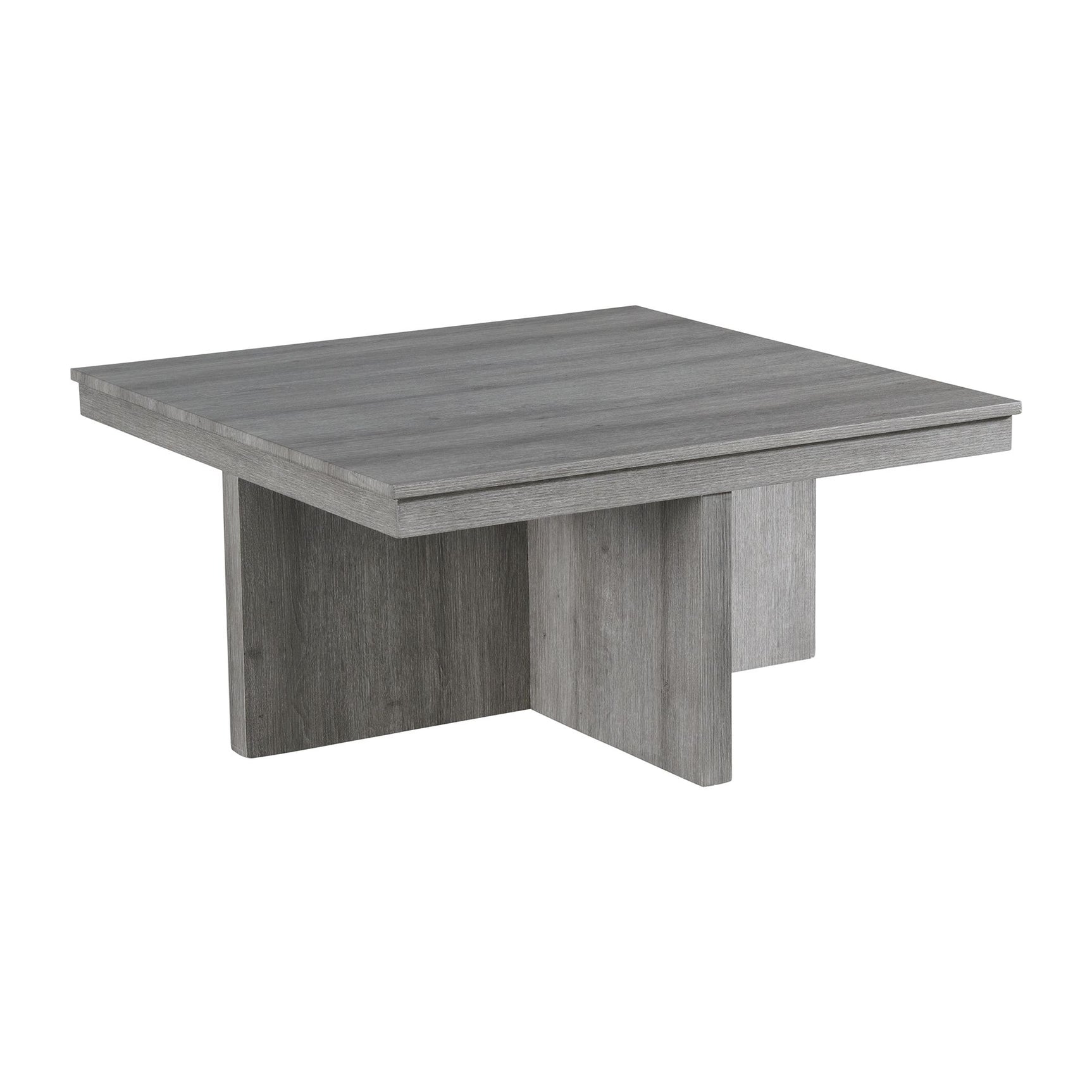 Uster Coffee Table W/Four storage Stools Grey - Tampa Furniture Outlet