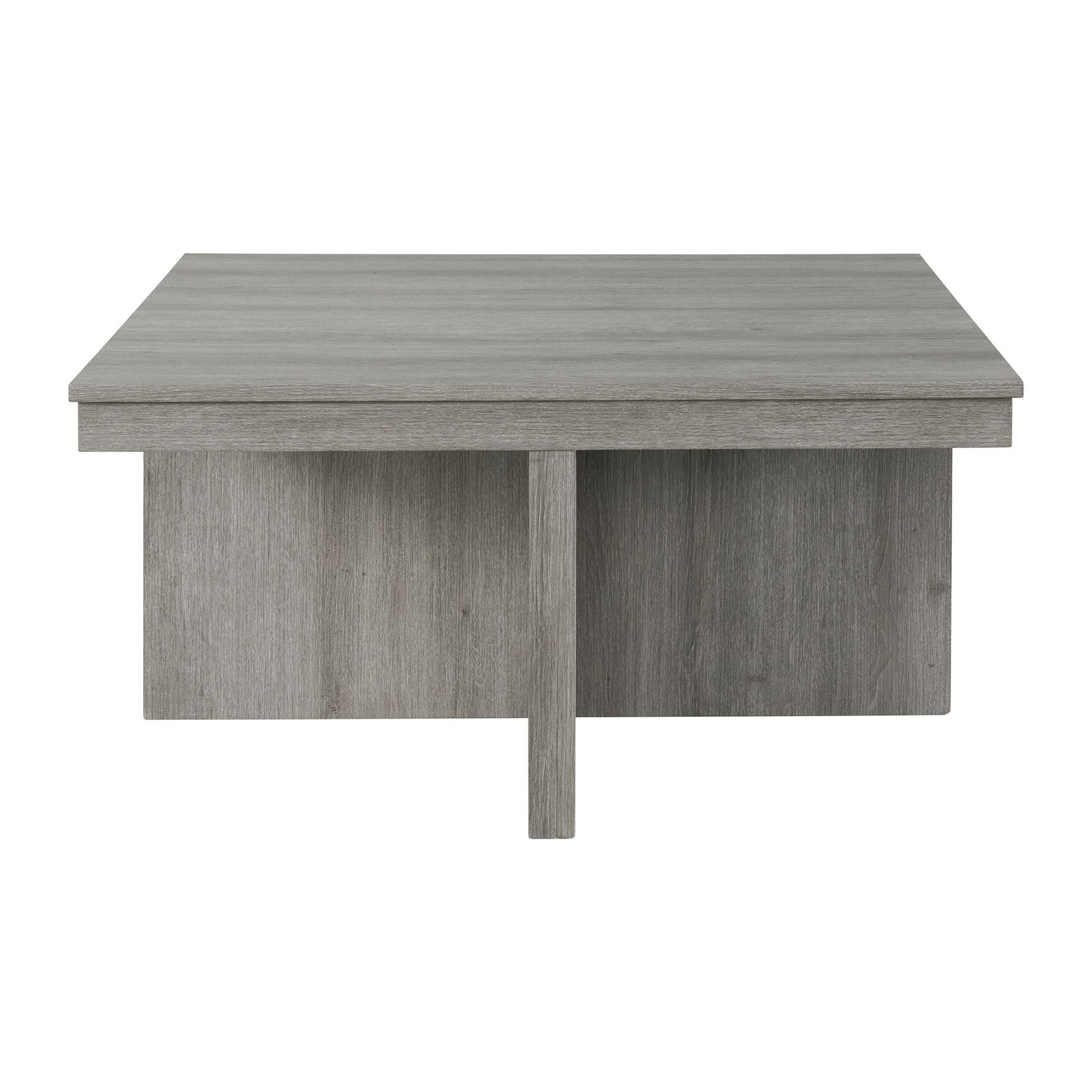 Uster Coffee Table W/Four storage Stools Grey - Tampa Furniture Outlet