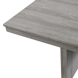 Uster Coffee Table W/Four storage Stools Grey - Tampa Furniture Outlet