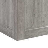 Uster Coffee Table W/Four storage Stools Grey - Tampa Furniture Outlet