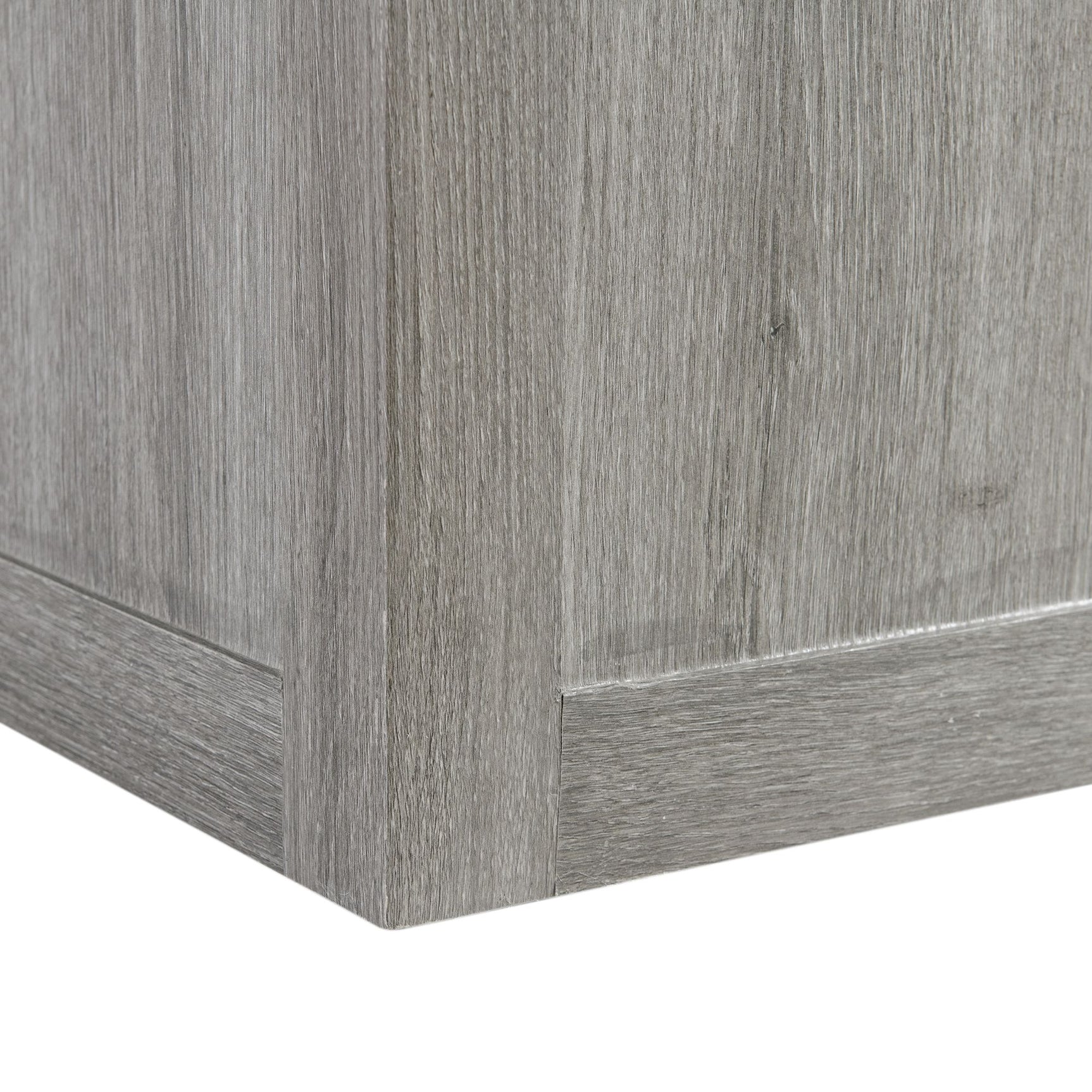 Uster Coffee Table W/Four storage Stools Grey - Tampa Furniture Outlet