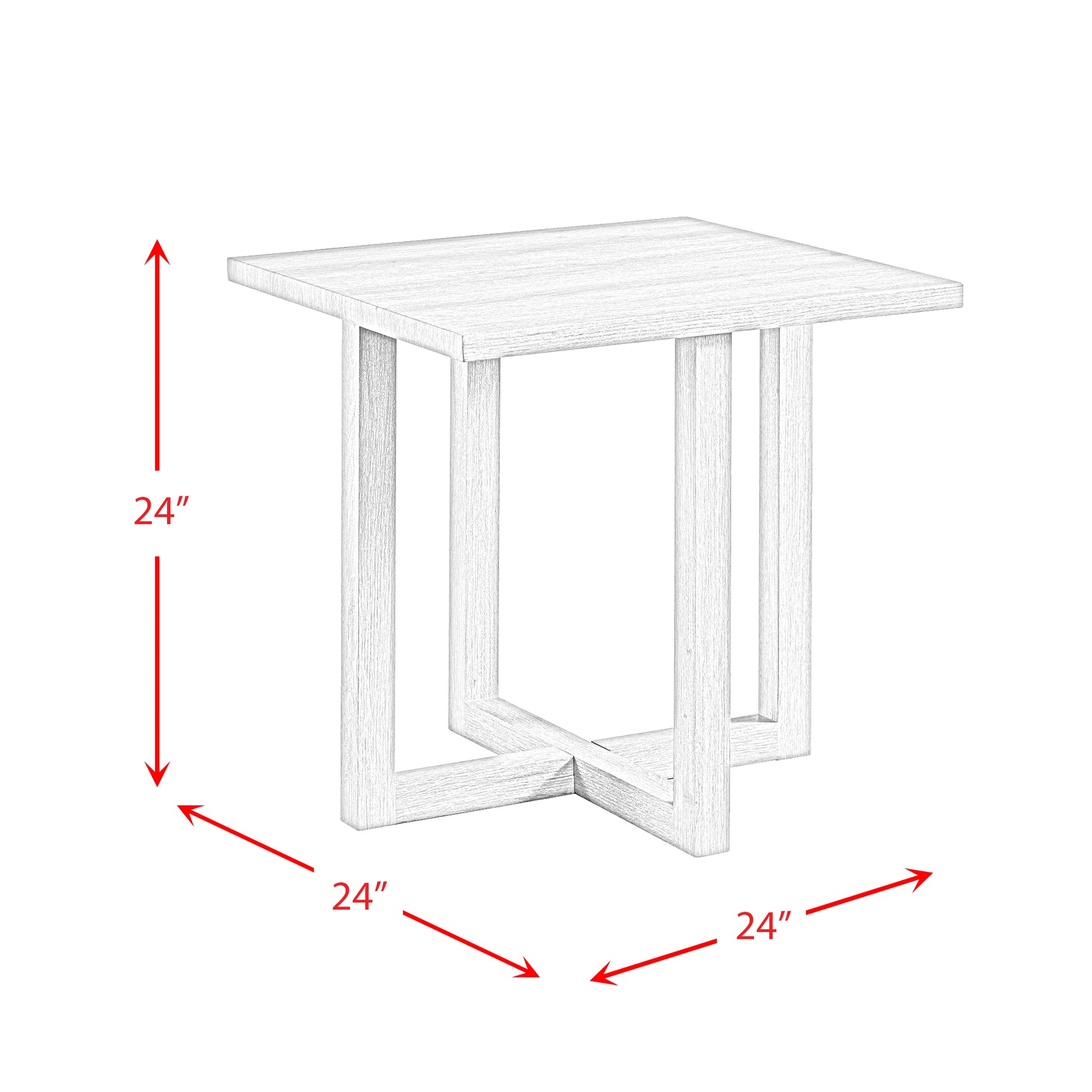 Uster End Table Grey - Tampa Furniture Outlet