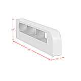 Valari Full Transformer Bed with Electronic Features in Grey PU - Tampa Furniture Outlet